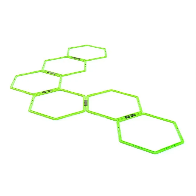 Hexagonal Hex Speed Ring Agility Training Rings For Fitness Workout