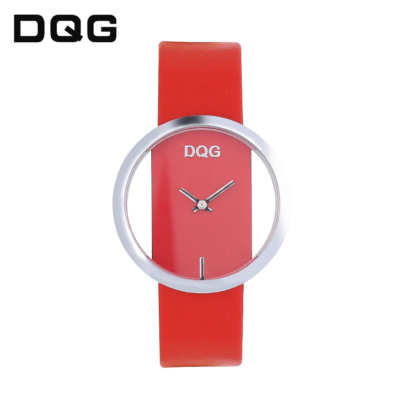 

Girl Leather Belt Watch Fashionable Hollow Watch