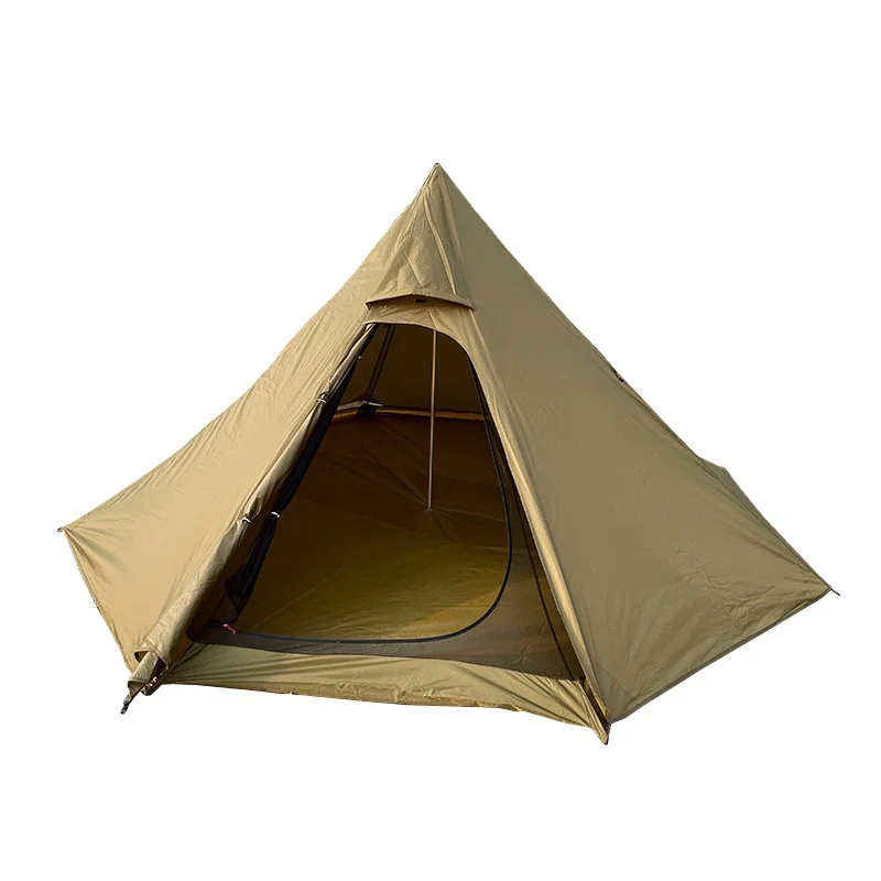 

Ultralight Camping Pyramid Teepee Tent Including Inside and Outside Tent Outdoor Awnings Shelter Backpacking Tent