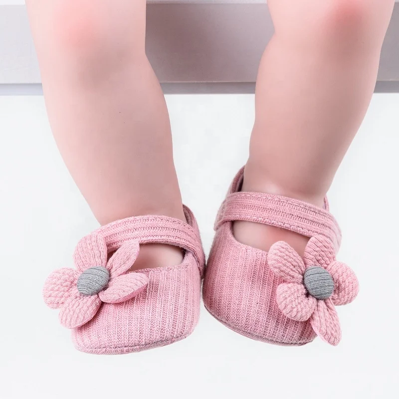 

0-1 year old cute princess shoes baby big flower shoes Toddler shoes