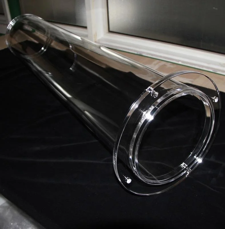 耐高温玻璃炉管石英管法兰