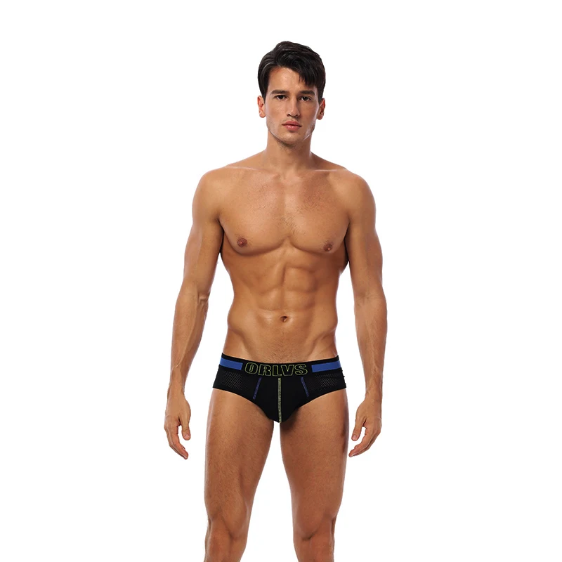 

Natural soft fabric seamless custom logo men briefs sexy underwear