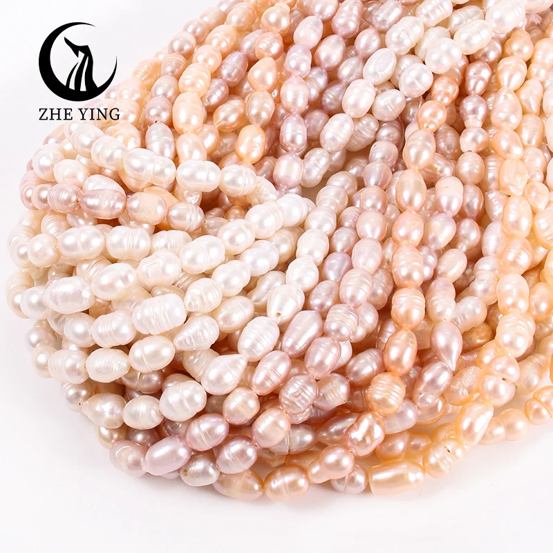 

Wholesale Cultured Freshwater Pearls Baroque Pink Loose Pearls For Jewelry Making Bracelet Necklace Natural Pearl Beads
