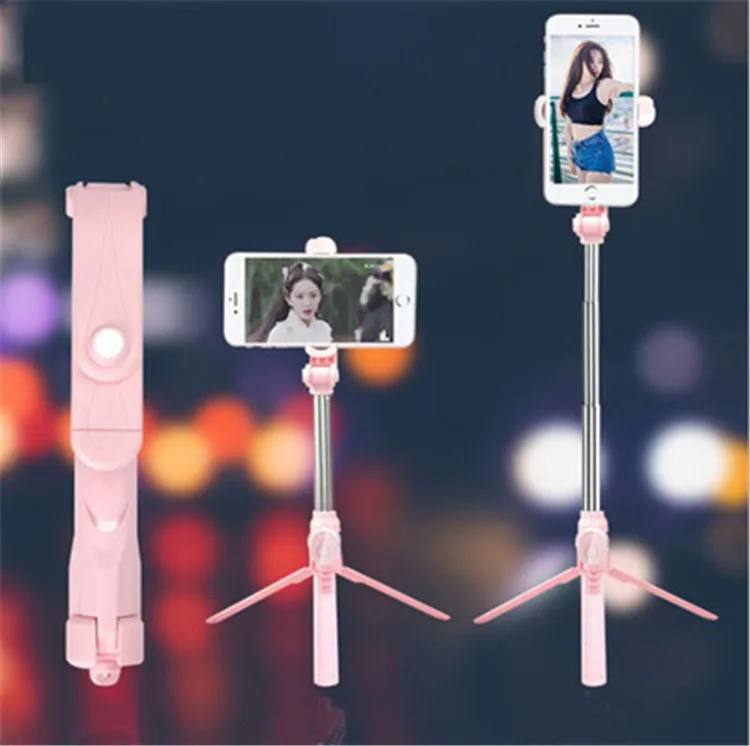 

NEW Wireless wireless Selfie Stick 3 in 1 Extendable Handheld Mini Tripod With Remote Shutter palo selfie