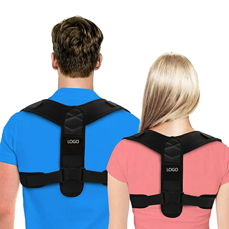 

Wholesale Latest Product Adjustable Therapy Back Support Brace Belt Band Posture Shoulder Corrector women clothing