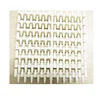 Swimming pool overflow grat equipment pool cuff link grating plastic pool grille