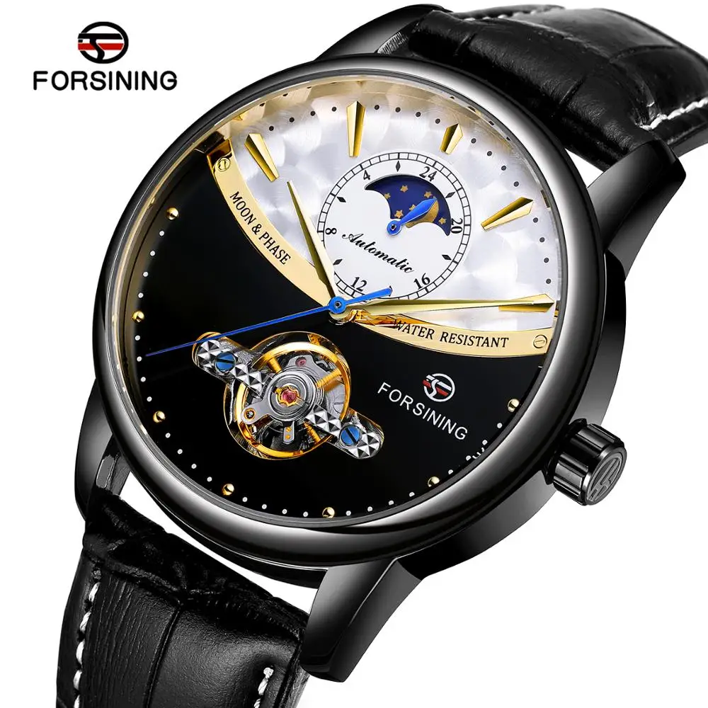 

Luxury Hot Sale Moon Phase Tourbillion Automatic Mens Watches jam tangan reloj hombre Water Orologi automatici