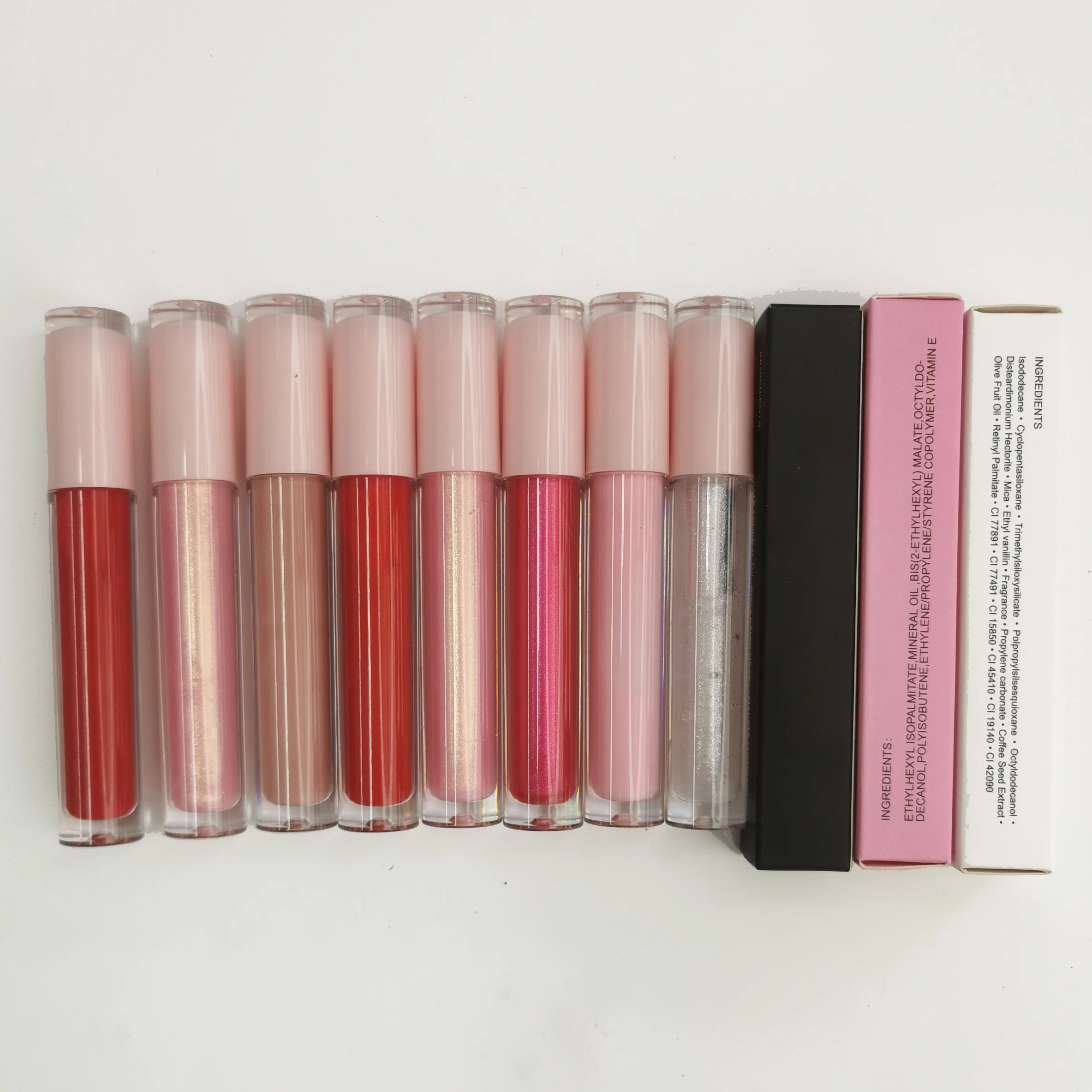 

Wholesale makeup nude cosmetics extreme 30 beauty colors non-stick cup liquid lip gloss, 30 color