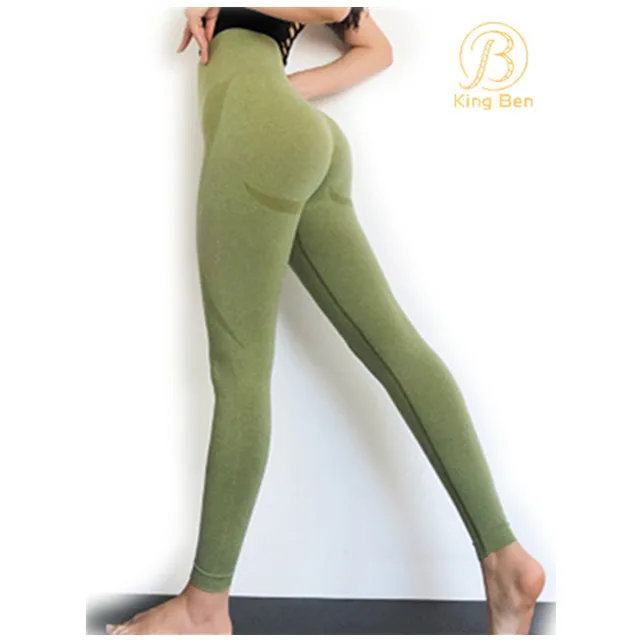 

New Style Womens High Waisted Leggings Gym Wear Custom Wholesale Woman Fitness Leggins, 2 colors
