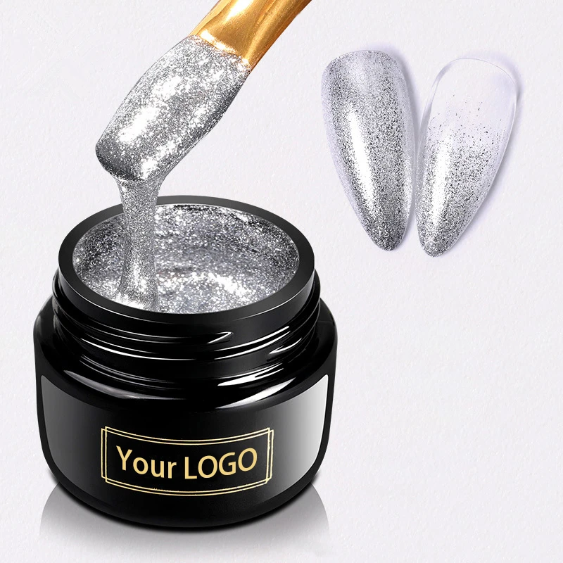

CCO reflective glitter flash gel nail polish 5ml gel polish platinum gel