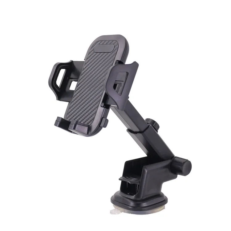 

3 in 1 extendable windshield car stand mobile holder for car mobile phone holder mount, Black