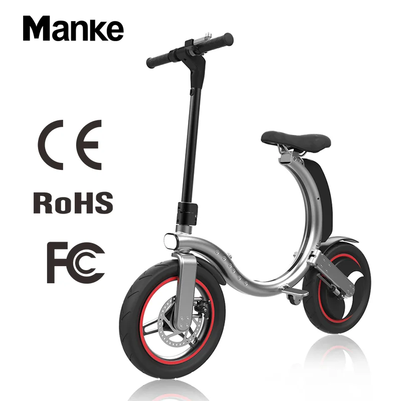 

EU warehouse E Bike 14 inch Electric Scooter for Adults Full Folding Kick Bike