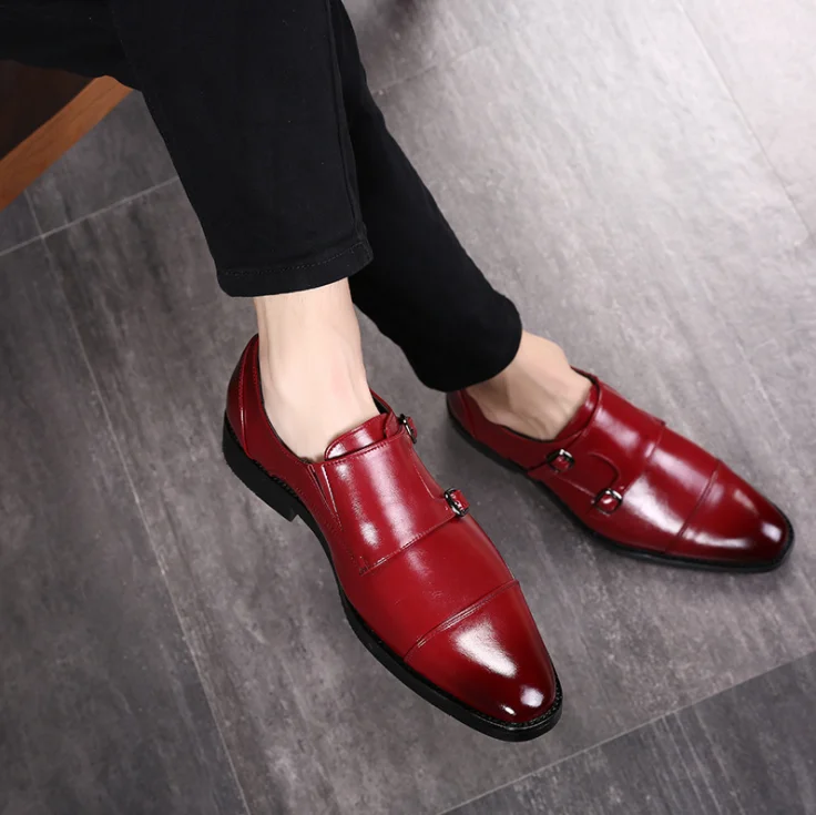 

c11399a plus size formal leather dress shoes for men