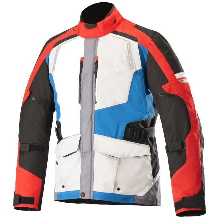 

Custom Adventure leather Racing Motorcycle safety gear Jackets, White