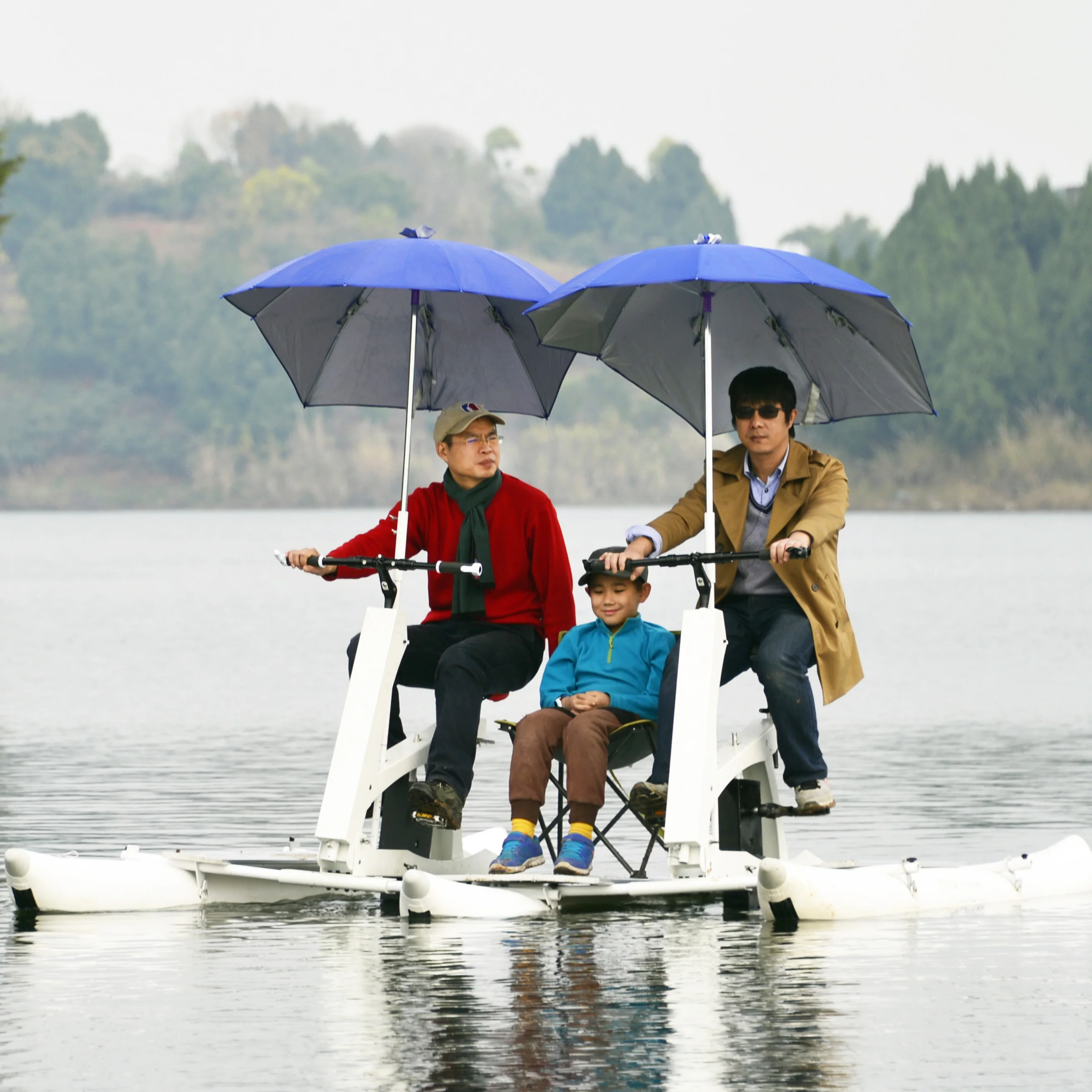 

Hot Selling Family Style Water Bicycle Pedal Boat With Competitive price, Yellow orange white or others