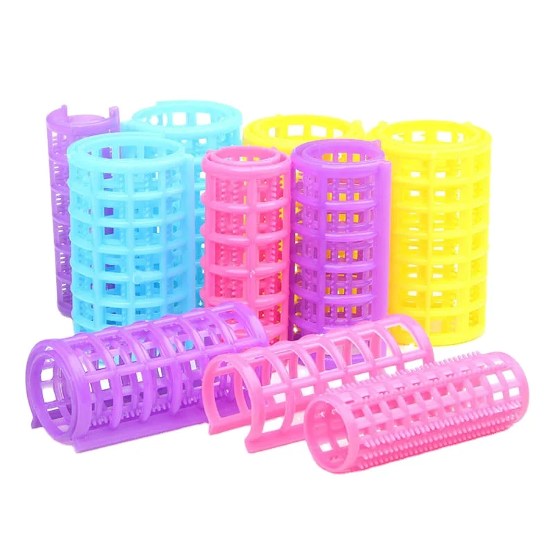 

YAESHII DIY Curling Iron Plastic Double Mother Cylinder Hair Roll Bang Plywood Gift Small Curling Tools, Customized color