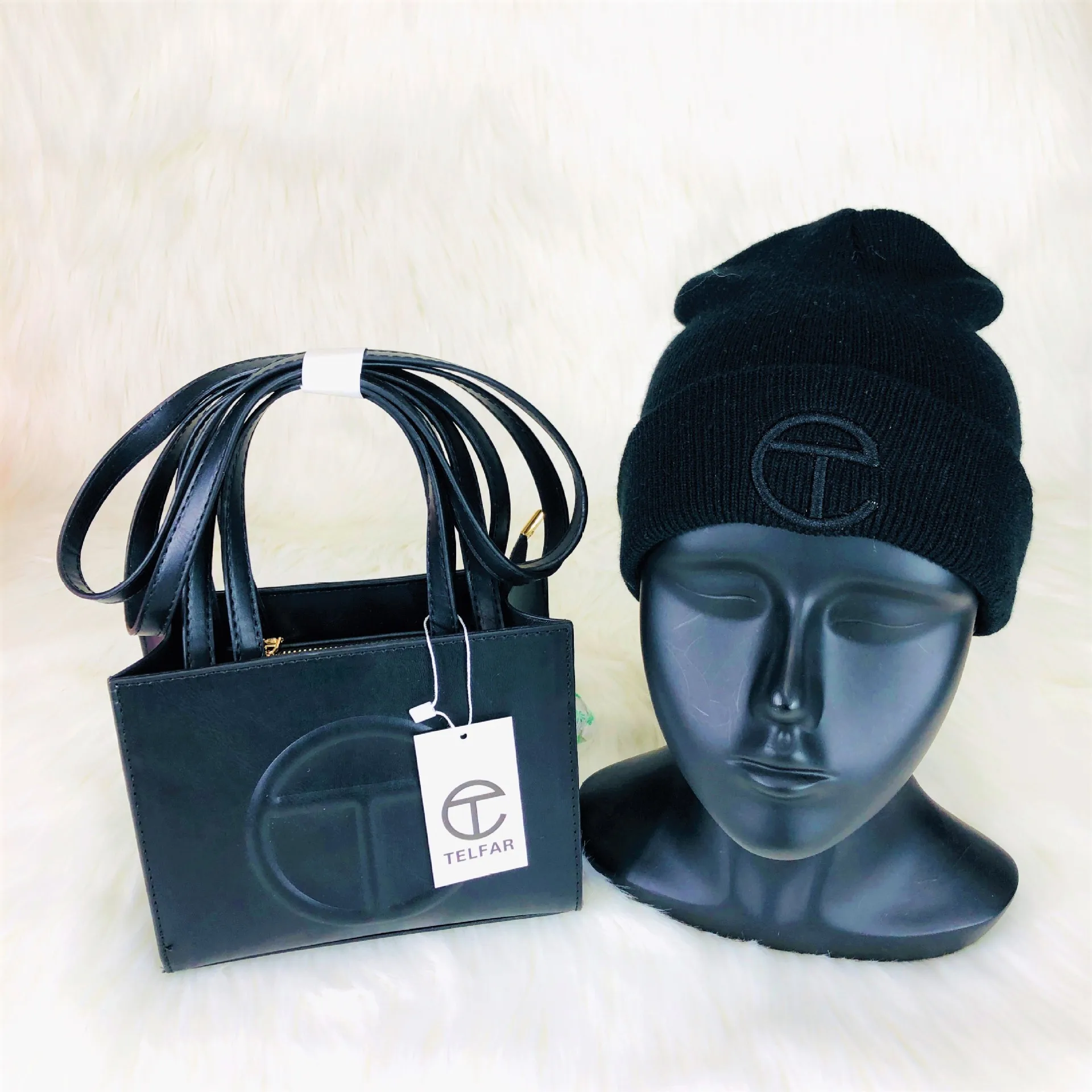 

Fashion Designer Mini Purse and Hat Set for Girls Suka Cute Small Messenger Bag Trendy Telfars Bags Set Luxury Handbag Women, 9 colors