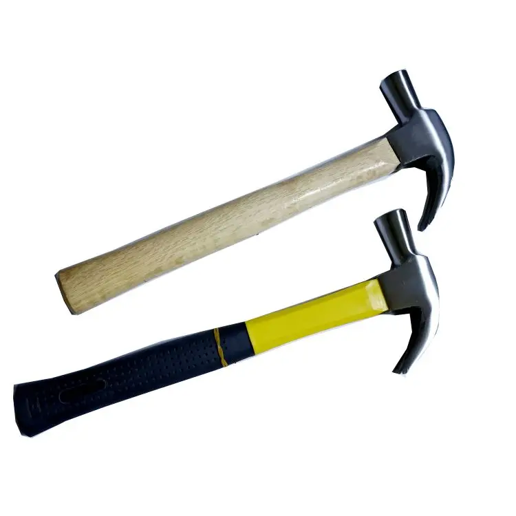 

professional factory price high hardness British type claw hammer for South America