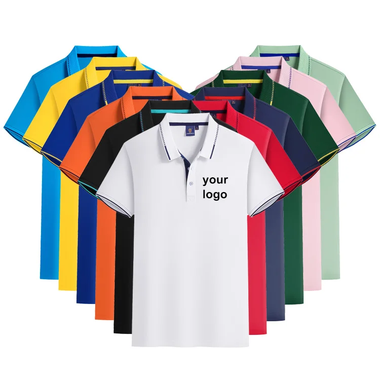 

OEM Sublimated Logo Short Sleeve custom print polo shirt polo shirt embroidered logo polo homme