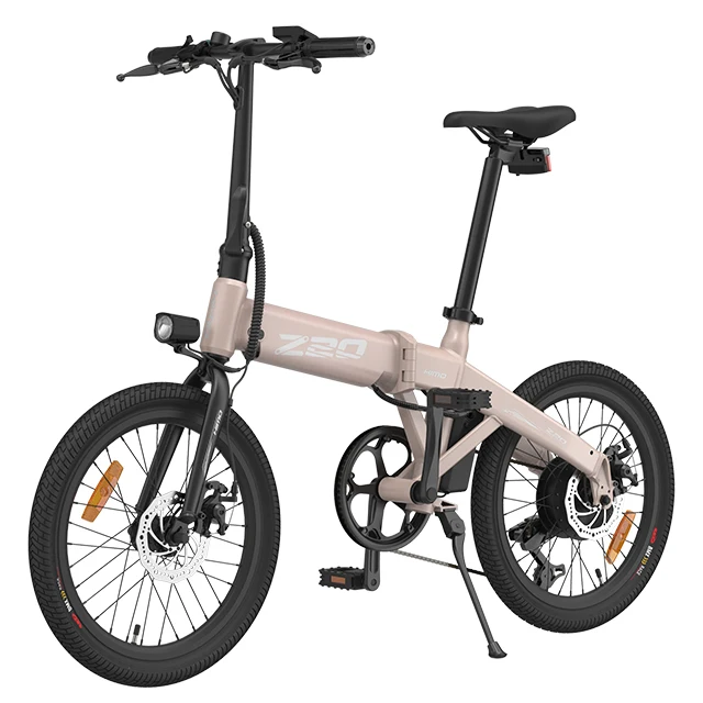 

EU Warehouse Himo Z20 Folding Electric Bicycle 20 Inch Tire 250W DC Motor Up To 80km Range Removable Battery E-bike, Black