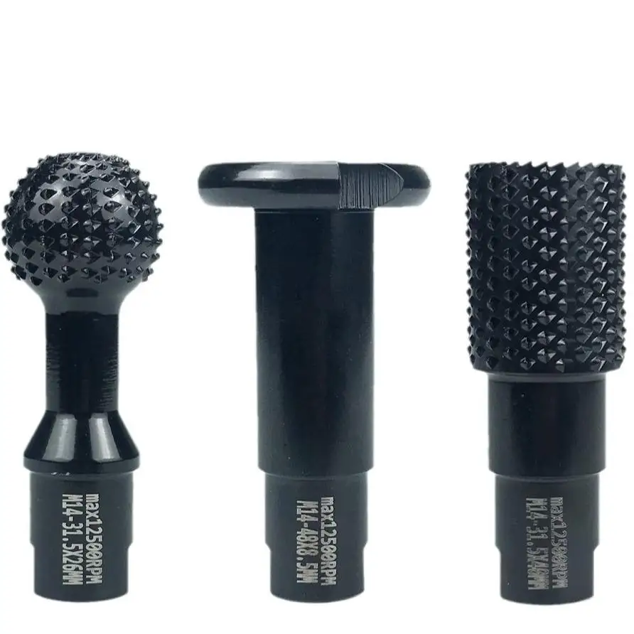 M10 M14 Wood Hole Cutting Groove Woodworking Carving and Polishing Set Tools for Angle Grinder