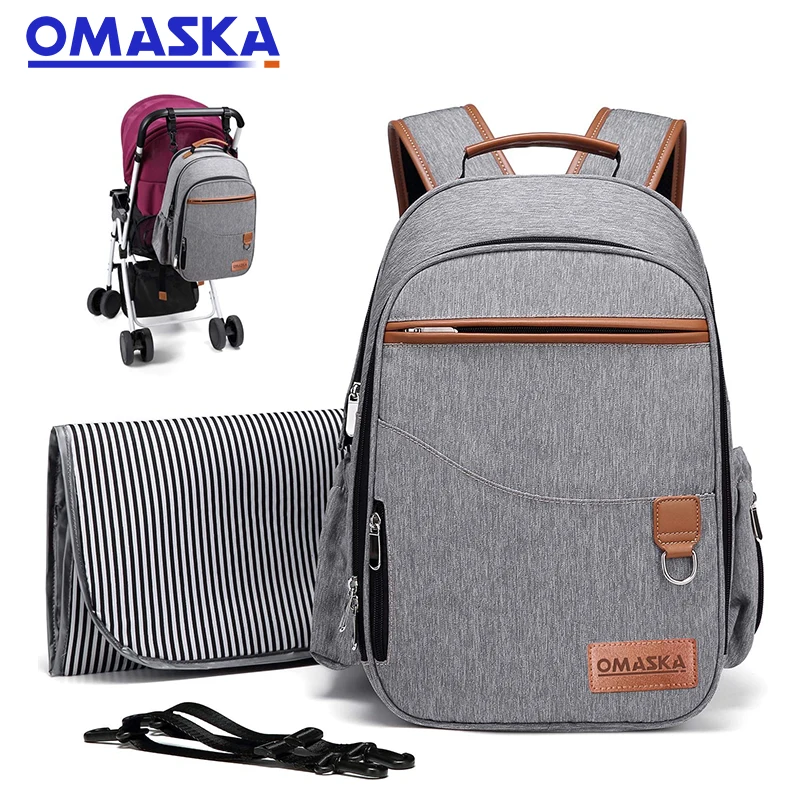 

OMASKA waterproof travel large capacity multifunctional changing diaper mom bag high quality diaper bag backpack for mom, Customized colors