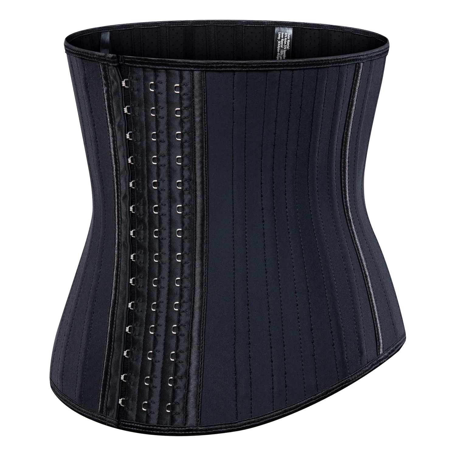 

Compression Adjustable Belt Waist Trainer For Workout Speed Up Fat Burning Tummy Control Corset Sport Cincher, Black