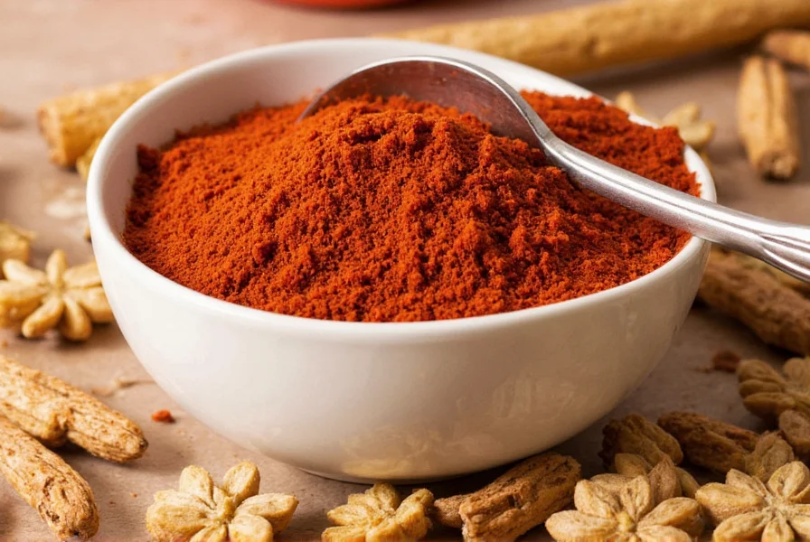 Dried pimento allspice berries on wooden table