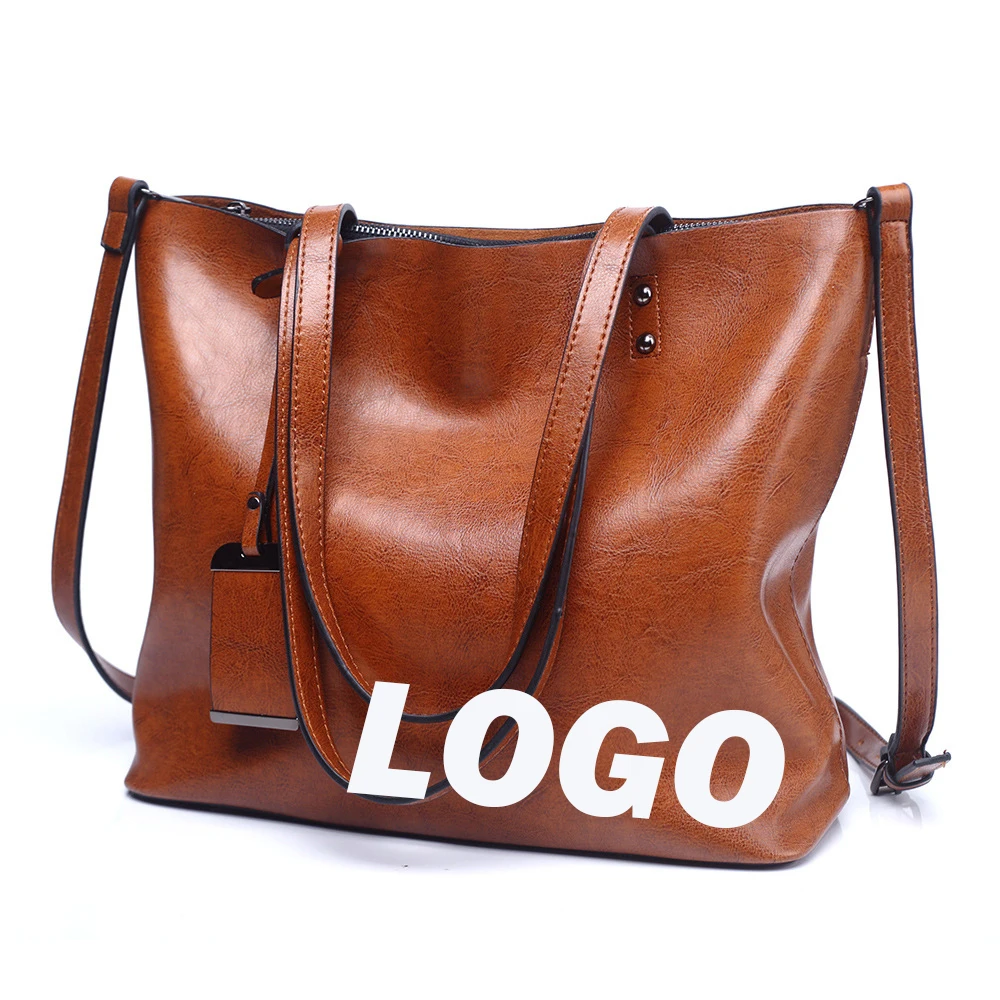 

Drop shipping bags women handbags ladies custom logo bags PU big size women's tote bags, Red, black , offee, brown