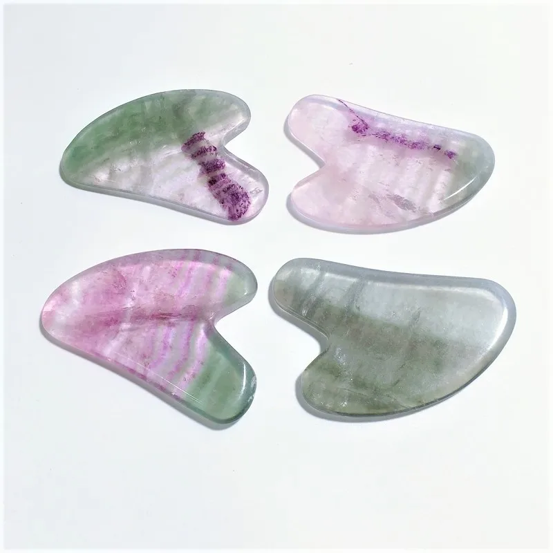 

Heart Style Facial gua sha board heart customized fluorite massage