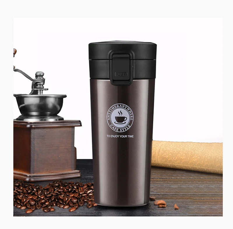 

Wholesale Custom Logo 380ml Insulated Vacuum Travel Coffee Cup Thermo Stainless Steel Coffee Mug Termos Vasos Para Cafe, Color chart
