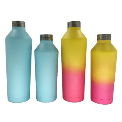 

Mikenda Vacuum flask Sports Water Bottle Rugged Water Cup with color customized big capacity wide mouth, Mix