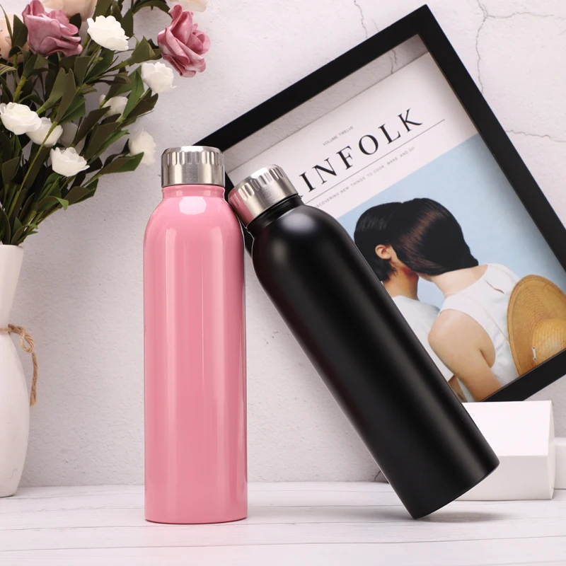 

Popular 500ml water bottle stainless steel sport water bottles vacuum flask