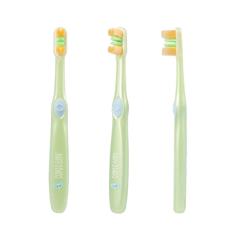

PERFCT Anchorless Tufting Eco friendly BPA Free Soft Cute White 10000 Micro Nano Bristle Kids Toothbrush Manufacturer, Customized color