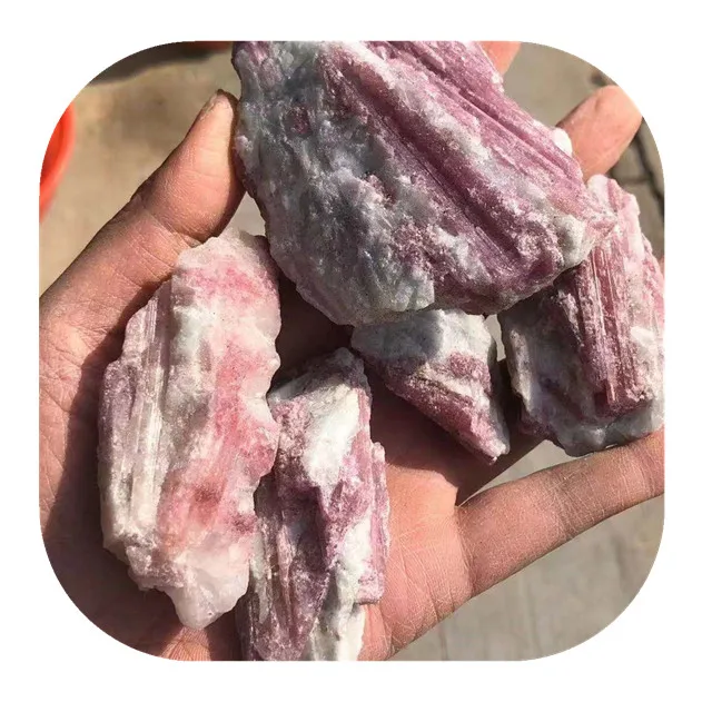 

New arrivals crystals rough healing stones natural gemstone pink tourmaline raw stone for home decoration