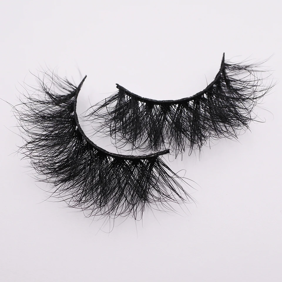 

Hot Style Mink Eye Lashes Vendor Handmade Fluffy Mink With Private label Lashes
