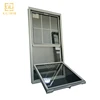 Foshan factory bullet proof slide up windows top hung argon double glass american sash window with grill for house