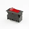 samples for free 6a 125v circuit breaker illuminated red rocker switch with light