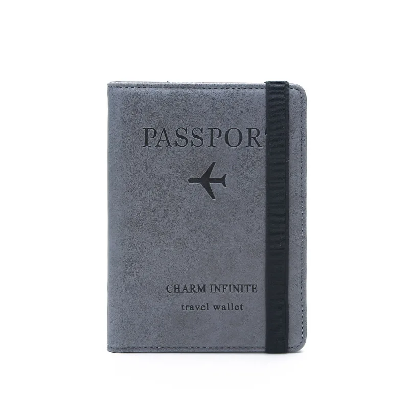 

PU leather passport cover card holder wallet porta pasaporte logo custom sublimation rfid passport holders, Customized