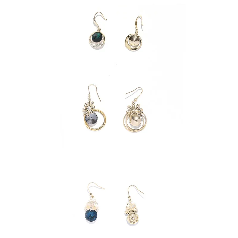 

Silver Earring Studs Backs Hoops Diamond Ear Cuff Earings Gold Jewelry 925 Sterling Cubic Zirconia Heart Earrings, As photo