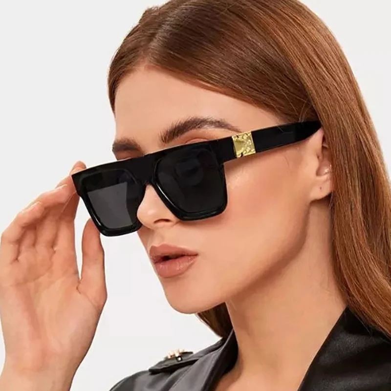 

blue light glasses river trendy Square Top classic Sunglasses 2021new arrival fashion luxury metal frame sunglassesanti