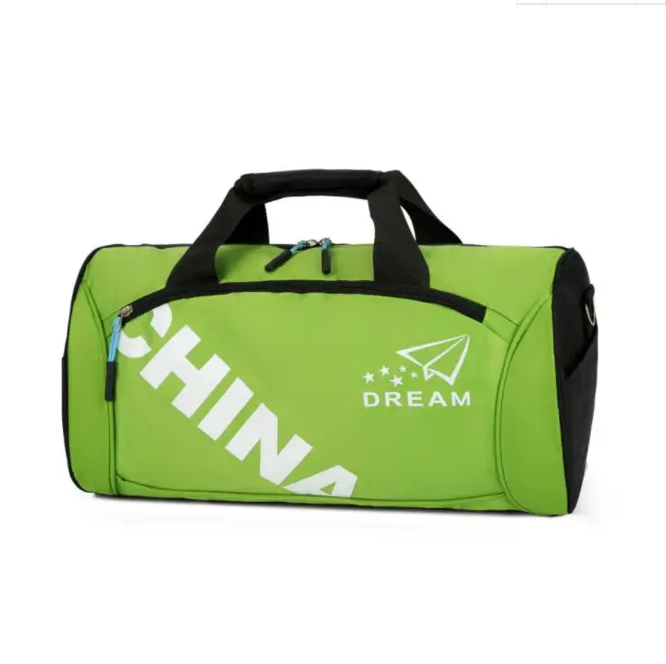 

Waterproof swimming yoga sports fitness bag for men and women with independent shoe position cylinder portable Oxford cloth trav