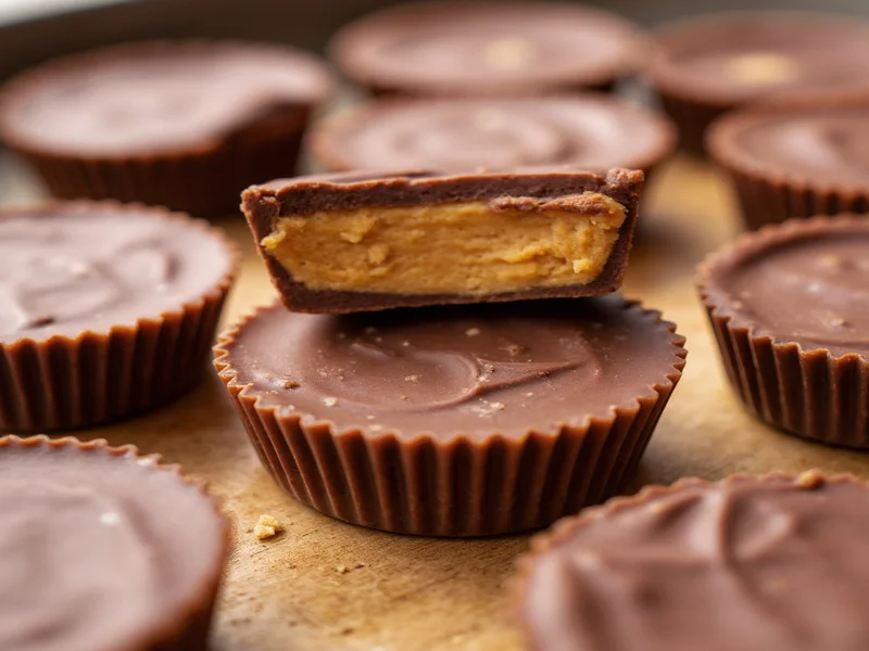 Assortment of homemade peanut butter cup variations