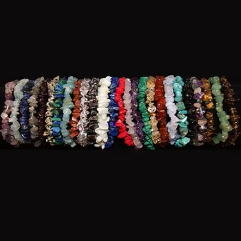 gemstone chip bracelets