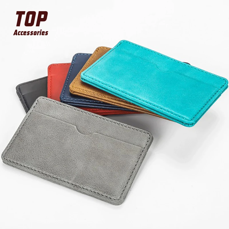 

Factory Price High Quality Custom Logo Pu Leather Card Holders