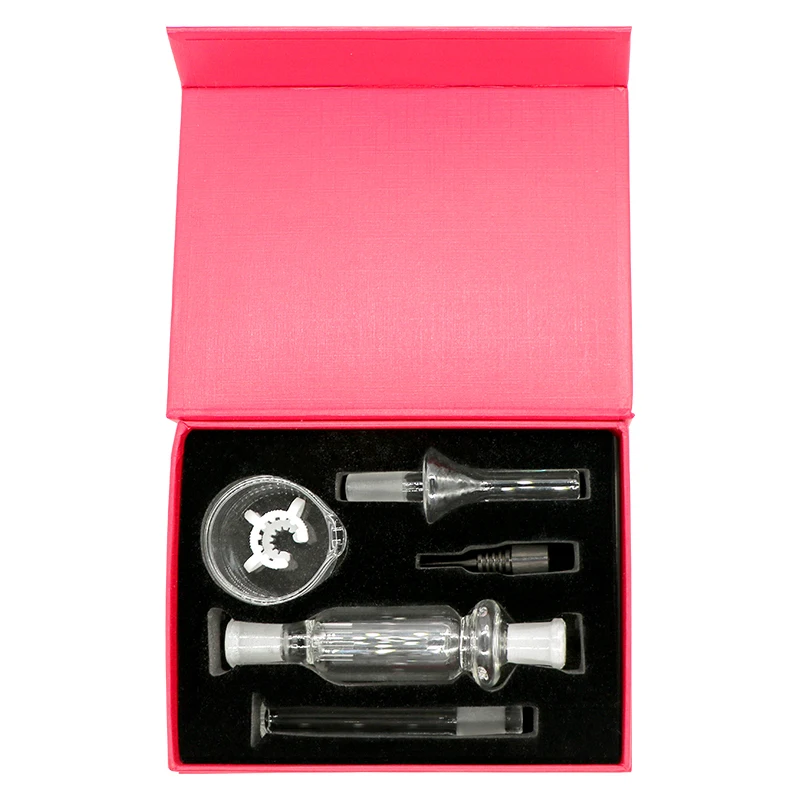 

Glass Nectar Pipe Collector with steel nail and glass tip