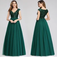 

Ever-Pretty A-Line V-Neck Sequin Dress Floor-Length Evening Dress For Women