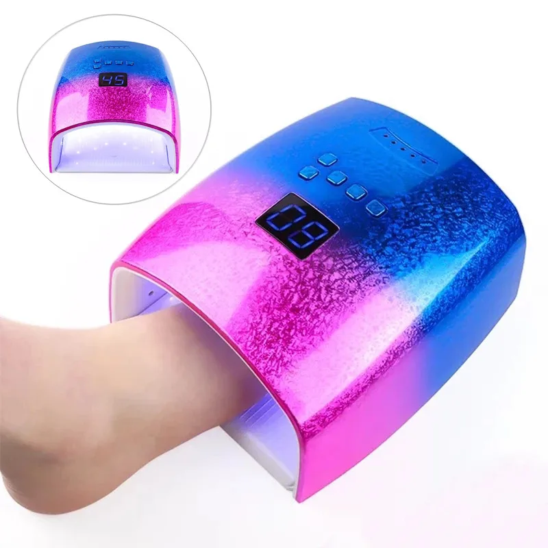 

Cordless Rechargeable Faster Drying UV LED Nail Lamp Suitable for Fingernails and Toenails