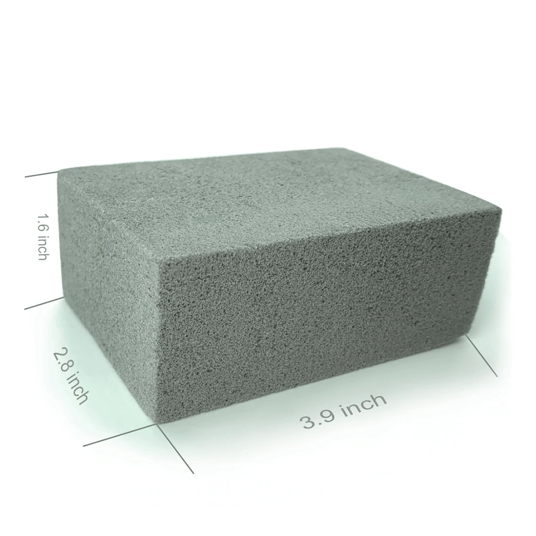 

BBQ grill brick pumice stone griddle brick, Gray