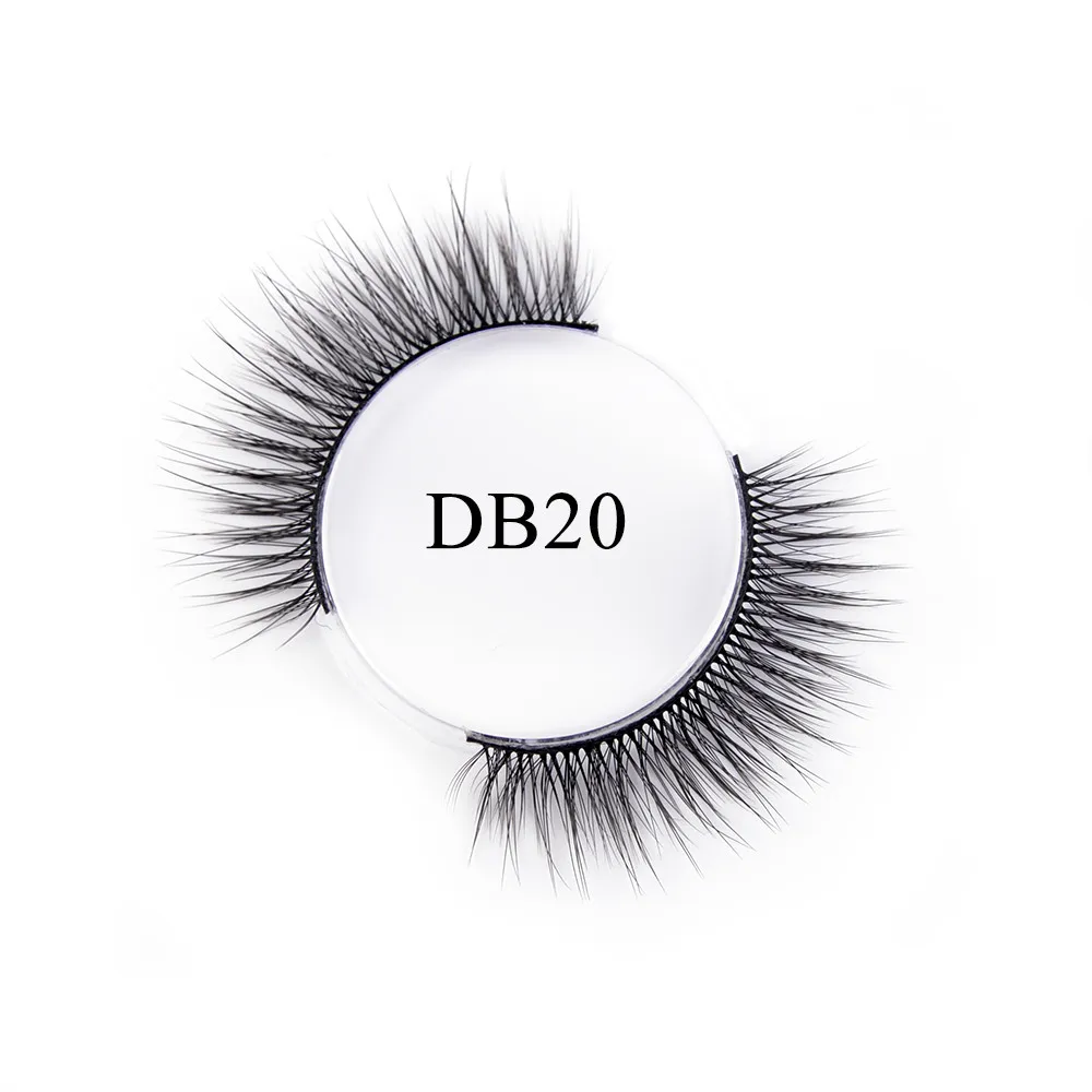 

DB20 wholesale OEM ODM high quality Cruelty free vegan eyelashes fake eyelash silk lashes